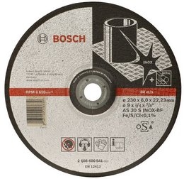 Brusný kotouč lomený 230x22.23/6 mm Bosch InoxT BF