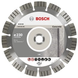 Diamantový dělicí kotouč Best for Concrete 230x22.23/2.4x15 mm Bosch