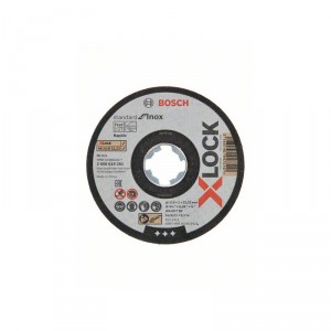 Plochý řezný kotouč 115x1x22,23 mm Standard for Inox X-Lock Bosch