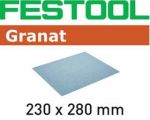 Brusný papír FESTOOL GRANAT 230x280 P120 GR/50