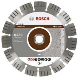 Diamantový dělicí kotouč Best for Abrasive 125x22.23/2.2/12 mm Bosch