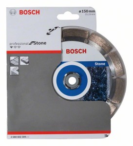 Diamantový dělicí kotouč Standard for Stone 150x22.23/2.0x10 mm Bosch