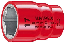 Nasazovací nástrčný klíč, s vnitřním čtyřhranem 3/8" KNIPEX 98375/16"
