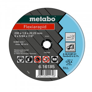 Řezný kotouč Metabo nerez 230x1,9x22,23mm