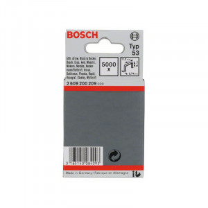 Sponky do sponkovačky z tenkého drátu, typ 53, 11.4x0.74x6.0mm Bosch