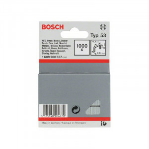 Sponky do sponkovačky z tenkého drátu, typ 53, 11.4x0.74x12.0 mm Bosch