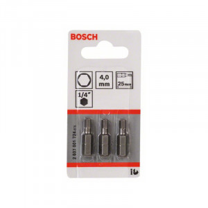 Šroubovací bit zvlášť tvrdý 25 mm Bosch HEX4 Extra-Hart 2 607 001 724