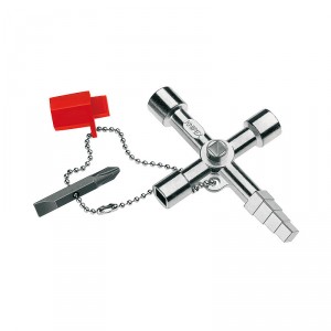 Univerzální křížový klíč na rozvodné skříně KNIPEX 001104