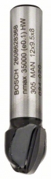 Žlábkovací fréza 8x12x40 mm Bosch 2 608 628 368