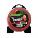 Nylonové žací lanko kruhové oranžová Oregon 2,4x87